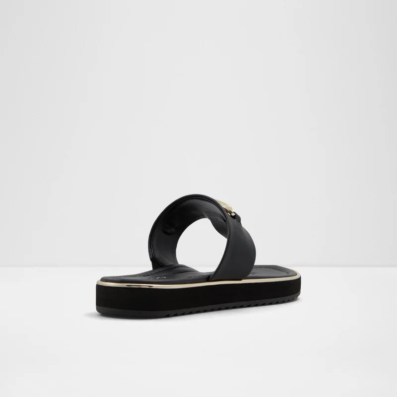 الدو DEVERENA Metal Accent Flatform Sandals